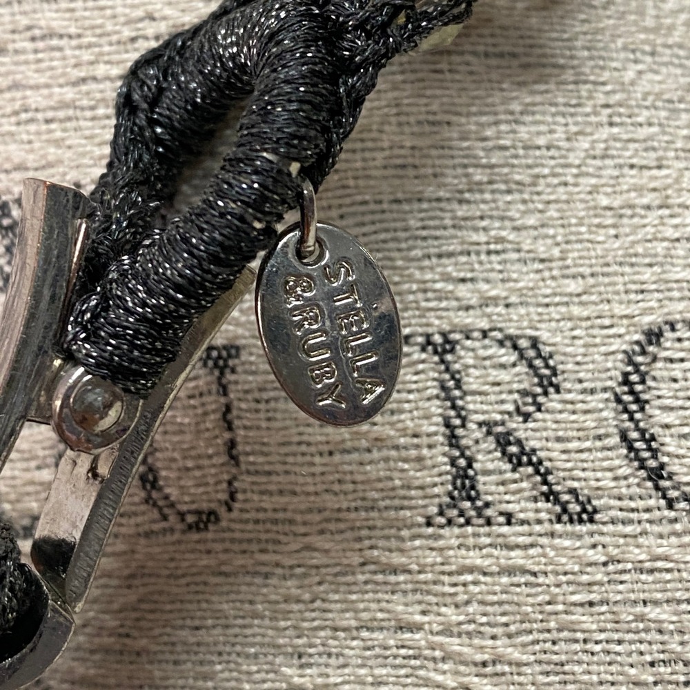 Stella & Ruby Beaded Statement Necklace Multi Str… - image 6